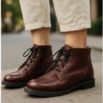 Dr. Martens Emmeline Boots Women’s 8 EU 39 – Cherry Red Leather Ankle Boots Photo 12