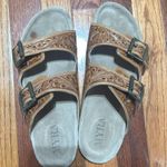 Myra Bags Myra Tooled Leather Bags Sandals Genuine Photo 0