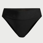 Time & Tru Plus 1X 16 18 Black Mid Rise Bikini Swim Bottoms NWT NEW Photo 3