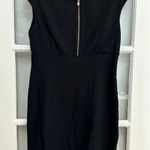 Ralph Lauren Lauren  Black Sleeveless Zip Front Classic Cocktail Dress Size 6 Photo 0