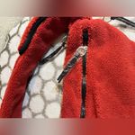 Free People Movement NWT Cabin Red Fuzzy Teddy Crossbody Bag Photo 3