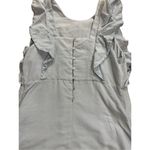 ZARA Floral Embroidered Light Blue Dress size M Photo 6