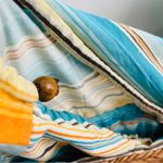 Billabong  Beach Bag Straw with fabric drawstring lining Photo 2