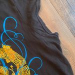 Ecko  Unlimited Black Tee with Vibrant Yellow and Blue Design Photo 7