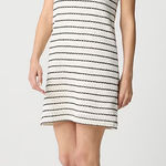 J.Crew Striped crochet mini dress White Photo 0