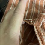 Per Se  Linen Blend Striped Wide Leg Pants Large Elastic Waist Summer Casual Photo 4