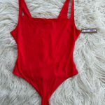 SKIMS  Fits Everybody Square Neck Bodysuit Poppy Size XL Photo 0