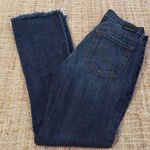 Current/Elliott  Raw Step Hem Denim Jeans Medium Dark Wash Size 29 Photo 0