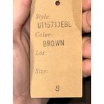 NWT Mandalay Brown Silk Beaded Sequin Maxi Long Gown Evening Formal Dress Size 8 Photo 13