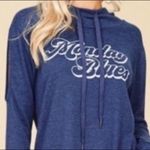 PaperMoon “Monday Blues” Graphic Hooded Sweatshirt Photo 9