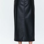 Pistola  ALICE MIDI SKIRT Vegan Leather SLATE BLACK size 27 SOLD OUT!!! Photo 3