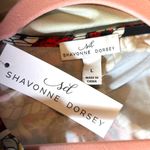 Shavonne Dorsey Chain/Rope Print Asymmetrical Blouse Red/Black L Red Size L Photo 12