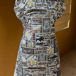 NWOT Rima Beach World Beachwear Hawaiian Dress Size Large Black Photo 0