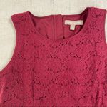 Banana Republic  Sleeveless Burgundy Lace Top Photo 5
