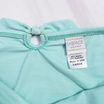 l*space By Monica Wise Teal Bikini Bottom Size Large Lined Bow Back Detail Photo 6