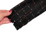 Vince Camuto  Tweed Windowpane Raw Edge Blazer S Photo 5