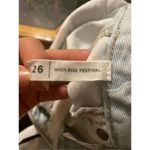 PacSun  High Rise Festival Destroyed Pale Blue  Women’s Shorts 26 Photo 8