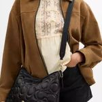 Coach Authentic REVERSIBLE Black and Brown Adjustable Belt with Gold Buckle Photo 3