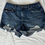 Aerie Dark Wash Shorts Distressed Denim XS TP Photo 0