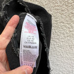 Topshop ‎ Women’s NWT Black Raw Hem Mini Jean Skirt Size 10 Photo 9