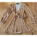 Revolve Clayton X  ditsy floral long sleeve dress small Photo 7