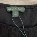 For Cynthia NWT Black Linen Blend Sleeveless Knee Length Dress Size Large Photo 7