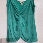 Guess Green Front Knot Tank Top Sz S NWT Photo 2