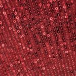 Chic Soul Red Sequin Long Sleeve Party Cocktail Shift Dress Plus Size 1X Holiday Photo 12