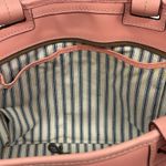 Dooney & Bourke Beacon Weave Coral Pink Zip Tote Purse Bag Photo 11