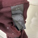 White House | Black Market WHBM Womens The Boot Textured Dress Pants Wine Maroon Career Office 4 Short Photo 2