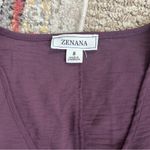 Zenana Outfitters oversized purple tee shirt small Photo 1
