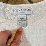 Sag Harbor  Women’s White Textured Blouse 2X Photo 8