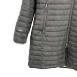 Eddie Bauer  Down Parka Travex Jacket Black Hooded Long Coat 700 Fill Medium Photo 1