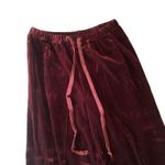 My Michelle  Burgundy Red Velour Pants Photo 1