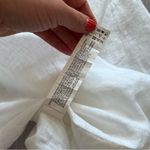 ZARA NWT  white 100% linen‎ polo oversized shirt Photo 5