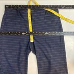 Banana Republic Women’s Logan Crop Pants Sz 6 Pin Stripe Blue & White Ins 24.5” Photo 9