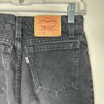 Levi's Vintage 90s 1990s Black Straight Leg Jeans 26’ Photo 2