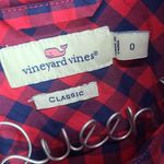 Vineyard Vines Vineyard Women's ClassicĀ Plaid Long SleepāCasual Button Down Shirt Sizeā0 Photo 3