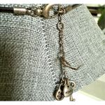 Fossil Womens Vintage  Laser Cut 4 Petal Flower  Silver Pendant Leather Necklace Photo 2