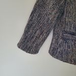 Michael Kors Michael Brown Multi Tweed Wool Blend Crop Jacket Photo 4