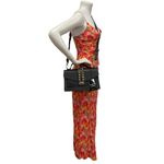 Mario Valentino NWT  Adrienne Palmellato Leather Shoulder Bag FLAWED AT THE BACK Photo 13