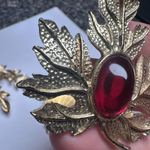 Autumn / Fall Brooch Pin Lot Of 4 Leaf Leaves Variety Photo 5