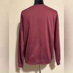 EUC The Flintstones Maroon and Yellow Cartoon Graphic Sweater size medium Red Photo 2