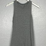 Lululemon  Women 4 Gray White All Tied Up Tank Striped Open Back Athletic Workout Photo 0