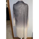 Gimmicks by BKE Gimmicks Sequin Ombre Duster Cardigan Open Front glitter glam holiday party Photo 2