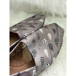 Toms  Classic Slip On Shoes Gray Black White Pattern Casual Comfort 10W Photo 2