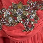 Marchesa Notte Luxury‎ Silk Pageant Cocktail Evening Prom Dress Size 4 NWT $990 Orange Photo 6