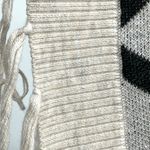 INC International Concepts Southwestern Boho Fringe Cream Cover Cardigan Size M Black Size M Photo 4