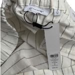 Chico's Size 2 US 12 Pull On Crop Fashion Pants Straight Metallic Stripes NEW Photo 5