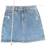 Old Navy  Distressed Denim Skirt Photo 1